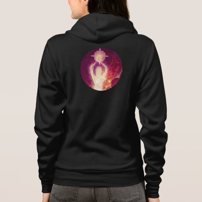 Lila för lysande motståndskraft t shirt (Baksida)