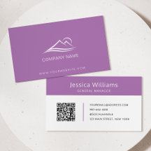 Lila för modern Professionell för Logotyp av QR-ko