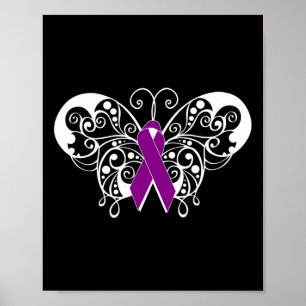 Lila för ökad medvetenhet om epilepsi Ribbon Butte Poster