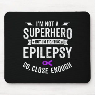 Lila för ökad medvetenhet om Epilepsi Warrior Surv Musmatta