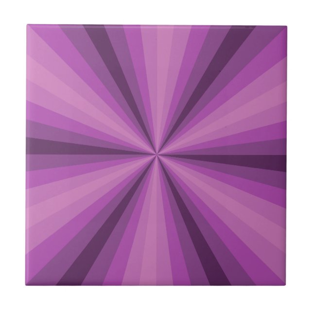 Lila för optisk Illusion Kakelplatta (Framsidan)