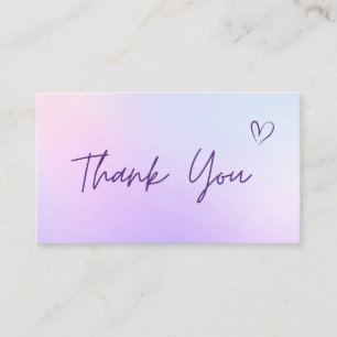 Lila för Rosa av i tack Gratitude-Abstrakt Visitkort