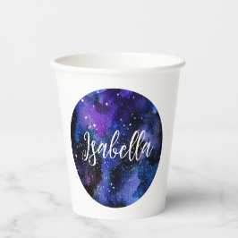 Lila för vattenfärg Universe