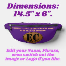 Lila Förlängning av Mynt/Penny Collector med tryck