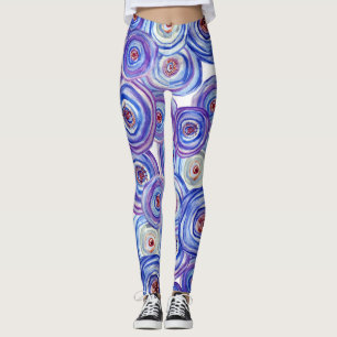 Lila Forms Anpassningsbar Leggings