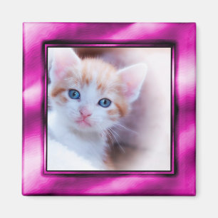 Lila fotrammagnet magnet