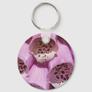 Lila Foxglove-nyckelkedja Nyckelring