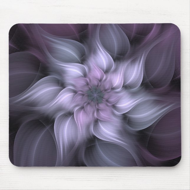 Lila Fractal Flower Musmatta (Framsidan)