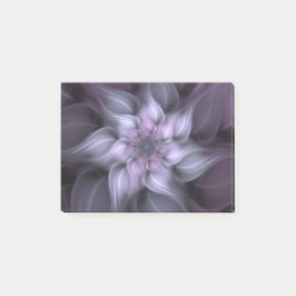 Lila Fractal Flower Post-it Block