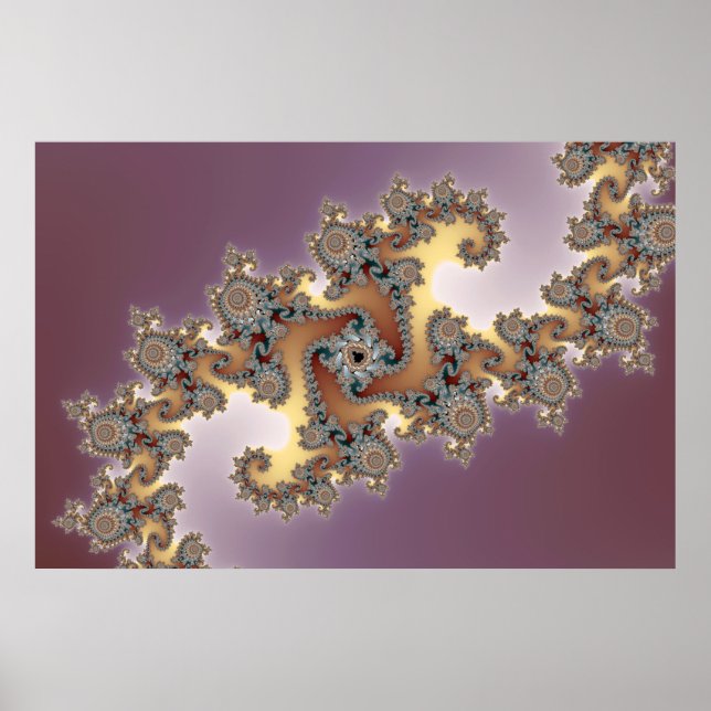 Lila - Fractal Poster (Framsidan)