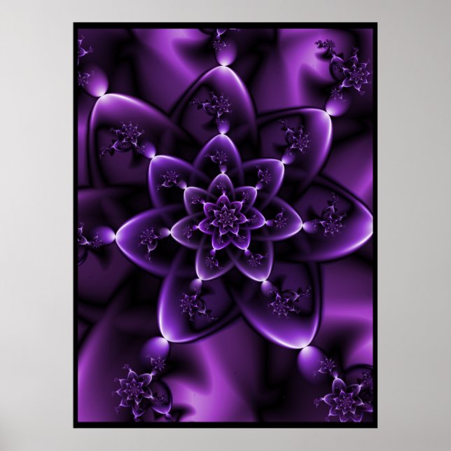 Lila Fractal Ro Poster (Framsidan)