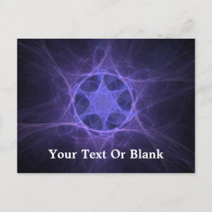 Lila Fractal Star of David Vykort