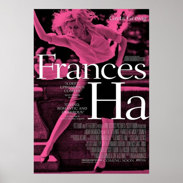 Lila Frances Ha Poster (Framsidan)