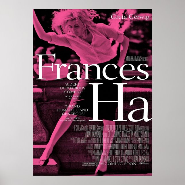 Lila Frances Ha Poster (Framsidan)