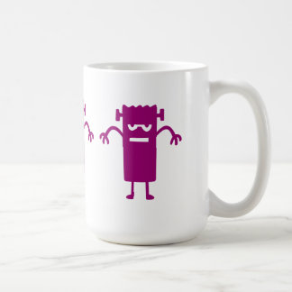 Lila Frankenstein Halloween Clip Art Coffee Mugg