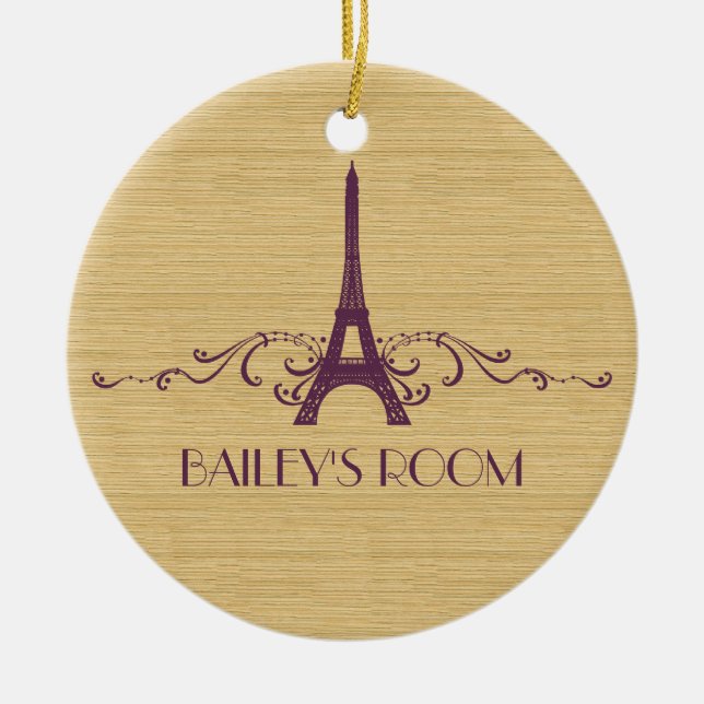 Lila Fransk Flourish Ornament (Framsidan)