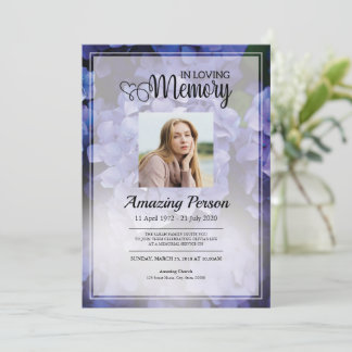 Lila Fraser för kallelse till tjänsten Inbjudningar