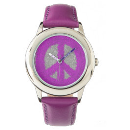 Lila Fredstecken Armbandsur