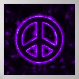 Lila Fredstecken Poster