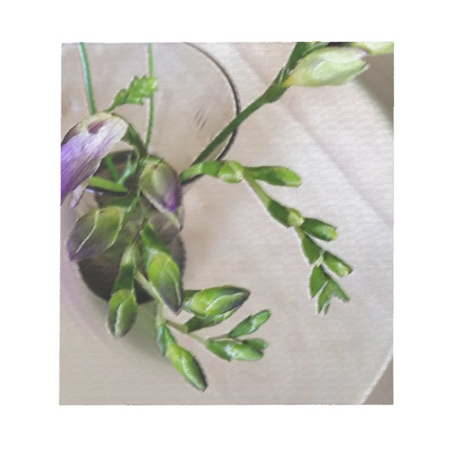 lila freesia buds anteckningsblock (Framsida)