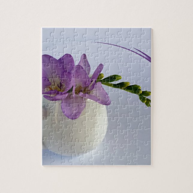 lila freesia buds pussel (Vertikal)