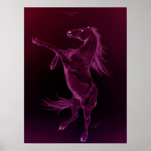 Lila Friesian Rearing Poster