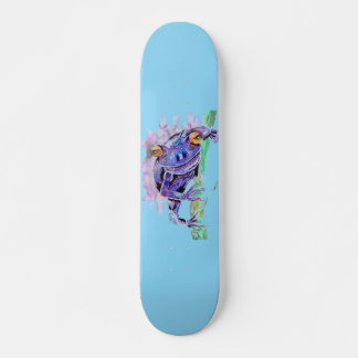 Lila Frog Mini Skateboard Bräda 18,5 Cm