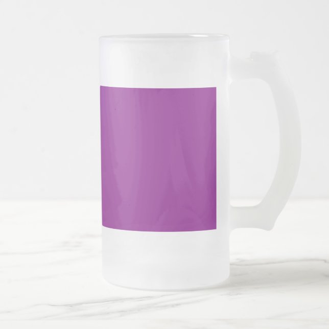 Lila Frostat Ölglas (Höger)
