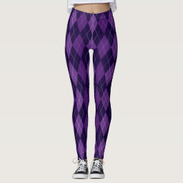 Lila Fuentes Argyle Leggings
