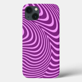 Lila Funky Rand Far Out Phone Case