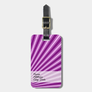 Lila Funky Sol Rays - bakgrund Bagagebricka