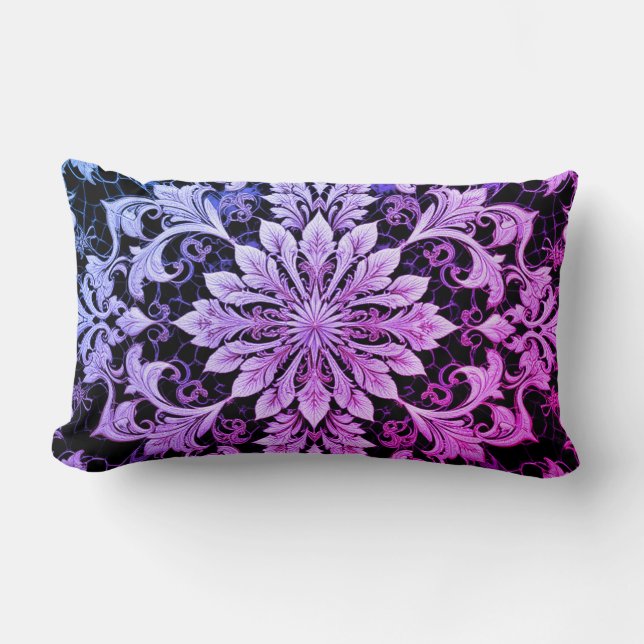 Lila Fuse Dekorativ kudde Lumbar Cushion Polyester (Framsida)