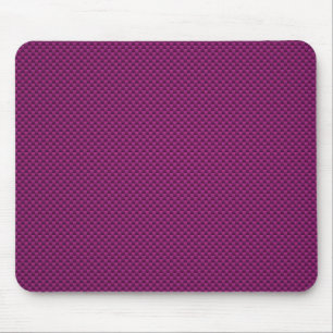 Lila Fushia Carbon Fiber Stil Skriv ut Musmatta