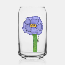 Lila Fyrkantig Blomma