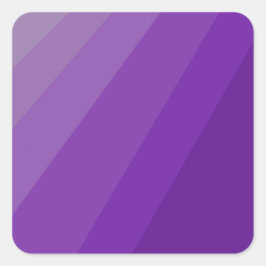 Lila Fyrkantigt Klistermärke