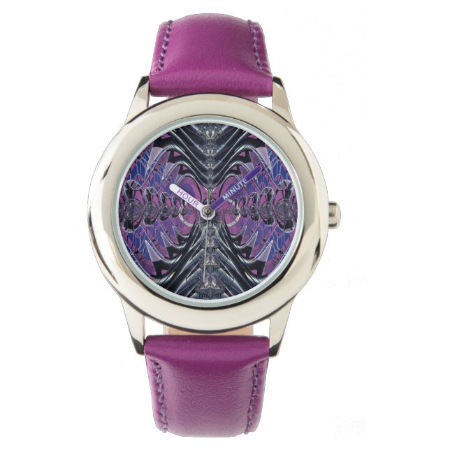 Lila galax armbandsur (Framsida)