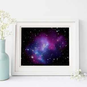 Lila Galax Celestiala Foto Poster
