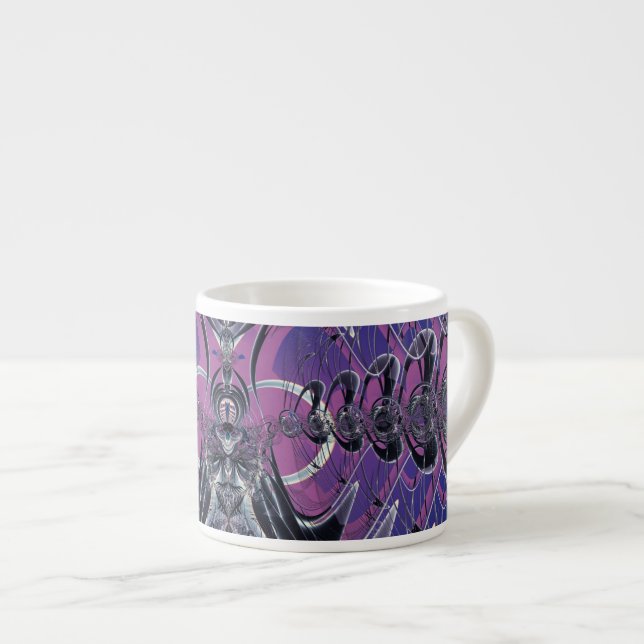 Lila galax espressomugg (Framsida höger)