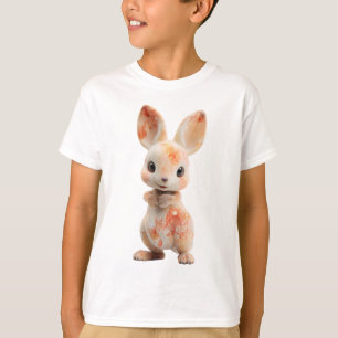 Lila Galax Fläckig Gepardunge Barn T Shirt