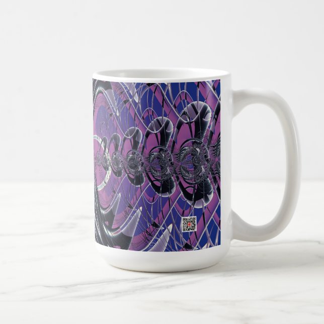 Lila galax kaffemugg (Höger)