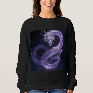 Lila Galaxdrake | Mystisk Kosmisk Drakfantasi T Shirt