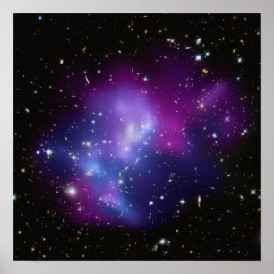 Lila galaxhop 12 x 12 poster
