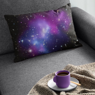 Lila galaxhop prydnadskudde