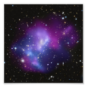 Lila galaxhopbild fototryck