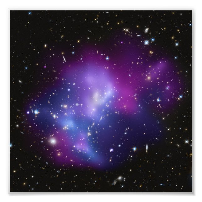 Lila galaxhopbild fototryck (Framsidan)