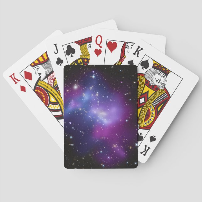Lila Galaxy Cluster Spel Kort (Baksidan)