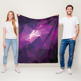 Lila galaxy fleecefilt