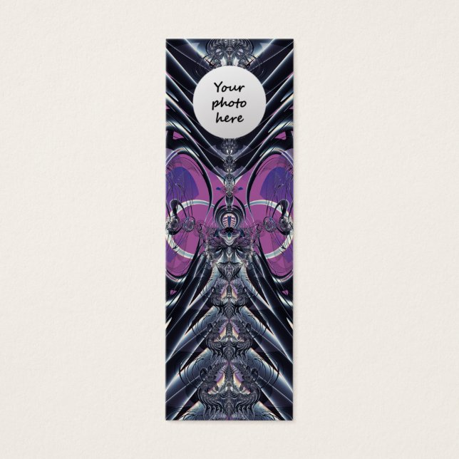 Lila Galaxy Litet Visitkort (Framsidan)