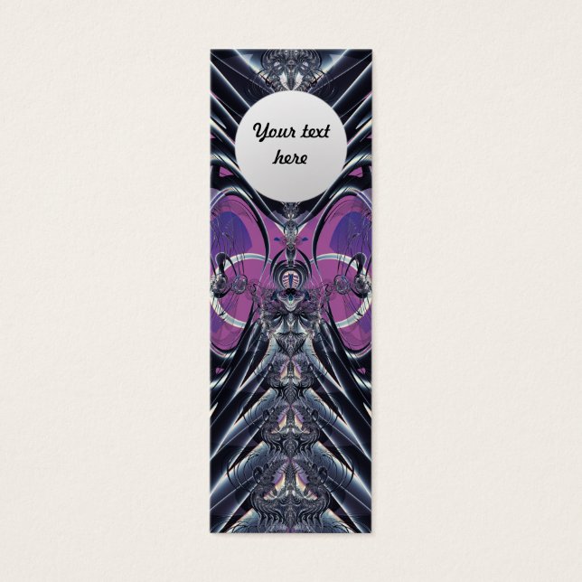 Lila Galaxy Litet Visitkort (Framsidan)