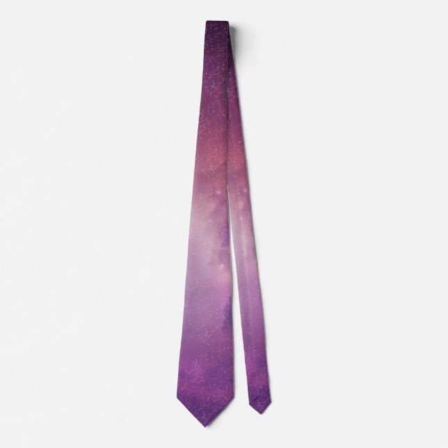 Lila Galaxy med lagringsutrymme Slips (Framsida)